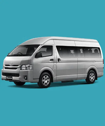 Car Rental Toyota HiAce 15 Seat